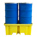 4-Drum Spill Pallet | 205L Sump | Polyethylene | 205L Drums | COSHH UK | UK