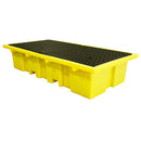 4-Drum Spill Pallet | 205L Sump | Polyethylene | 205L Drums | COSHH UK | UK