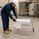 Roll Holder with Wheels for Quick Spill Response (50cm Rolls)
