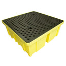 4-Drum Spill Pallet | 205L Sump | Polyethylene | 205L Drums | COSHH UK | UK