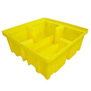 4-Drum Spill Pallet | 205L Sump | Polyethylene | 205L Drums | COSHH UK | UK