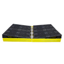 4-Drum Spill Pallet | Stainless Steel | 205L Drums | COSHH UK | UK