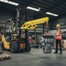 Crane Jib Forklift Attachment 3000kg 1940 x 690 x 420mm for Forklift Lifting