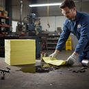 Premium Heavyweight Chemical Pads - High Absorbency for Aggressive and Non-Aggressive Chemicals, Ideal for Spills and Cleanup | BS 7959 | UK