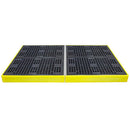 4-Drum Spill Pallet | Stainless Steel | 205L Drums | COSHH UK | UK