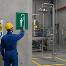 Shower Sign 1 Piece for Safety Shower Identification