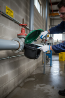 Premium Leak Containment Collar with 11 Litre Sump, Easy Installation, and Polyethylene Construction - Dimensions 501 x 495 x 343mm | COSHH | UK