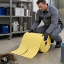 Lightweight Polypropylene Chemical Absorbent Fleece Roll, 38 cm x 45 m, 60 L Absorption Capacity (1 Piece)