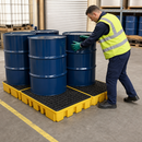 Bunded Work Floor for 6 x 205 Litre Drums (Pack of 3)