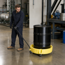 Polyethylene Spill Scooter with Handle for Safe Drum Transport