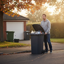 240L Wheelie Bin | Yellow | Heavy Duty | UK | COSHH | UK