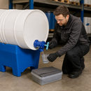 Universal Absorbent Pads with Trays, 27L Capacity, Polypropylene, for Industrial Use (6 Trays + 12 Pads)