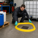 Polypropylene PU Flexible Barrier, 3000 mm Length, 100 mm Height, for Liquid Containment
