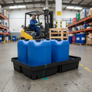 Premium 60 Litre Heavy Duty Polyethylene Spill Tray for Containing Leaks and Spills | COSHH UK | UK
