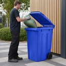 360 Litre Blue Wheelie Bin for Waste Disposal