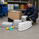 Polyethylene Oil Absorbent Refill Kit for Emergency Spill Kits, 109 Litre Capacity (Pack of 1)