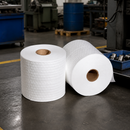 Lightweight Polypropylene Oil Absorbent Fleece Rolls, 38 cm x 45 m, 137 L Capacity (Pack of 2)