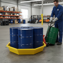 Premium Containment Tray for Drums and Smaller Containers - 75.7 Litres Capacity, Lightweight and Easy to Use | COSHH | UK