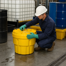 20 Gallon Poly-Overpack Salvage Drum for Safe Hazardous Material Handling