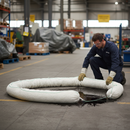 Premium Heavy Duty Spaghetti Boom Net 3m x 12cm for Oil Spill and Debris Containment in Rivers and Harbours | BS 7959 | UK