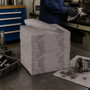 Premium Lightweight Polypropylene Absorbent Cloths, 40 x 50 cm, 131 Litre Capacity, 200 Pieces, for Production & Workshops
