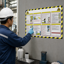 Chemical Spill Safety Poster with Clear Instructions for Workplace Use (A2 Size)