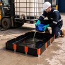 500 Litre Portable Spill Containment Bund – 1000 x 2000 x 250mm Heavy Duty PVC Fast Assembly