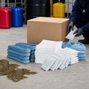 Polyethylene Oil Absorbent Refill Kit for Emergency Spill Kits, 115 Litre Capacity, Includes Mats, Socks, Cushions, Gloves & Disposal Bags (Pack of 100)