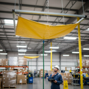 Premium Roof Drip Diverter 20' x 20' - Heavy Duty Vinyl-Coated Fabric with Standard Hose Hook Up | COSHH | UK