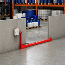 Semi-Automatic Aluminium Flood Barrier up to 7m Wide for Hazardous Substance Protection