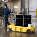 Polyethylene Spillcart for Safe Liquid Transportation (215.7L Capacity)