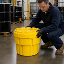 20 Gallon Poly-Overpack Salvage Drum for Safe Hazardous Material Handling