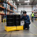Premium Flexible Spill Pallet for Two 205 Litre Drums - Lightweight, UV Stabilized, and Easy to Store | COSHH | UK