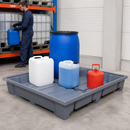 450L Polyethylene Spill Tray for Racks, 1780 x 1315 x 315mm, for Hazardous Chemical Storage (Default Title)