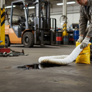 Premium Hydrophobic Oil Sock (Small) - 50 Bagged, Absorbs Oils & Fuels, Floats on Water | BS 7959 | UK