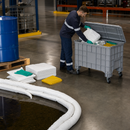 Polyethylene Emergency Spill Kit with Castors for Oil Spills, 170L Absorption Capacity, Includes Mats, Socks, Cushions, Gloves & More, for Hazardous Material Management (Pack of 250)