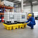 IBC Spill Pallet Double Poly — EA PPG2 Compliant | Polyethylene | COSHH | UK