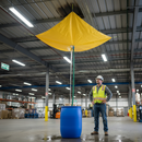 Premium Heavy-Duty Roof Drip Diverter Kit with 10 oz Vinyl-Coated Fabric and 7.6m Drainage Hose for Office Leak Protection | COSHH | UK