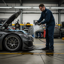 Professional Heavy Duty Spill Kit for Automotive Fluids - Compliant with Motor Sport Regulations | BS 7959 | UK