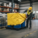 Premium Tarp Cover for 4 Drum Spill Pallet - Chemically Resistant, UV-Proof, Durable Protection | COSHH | UK