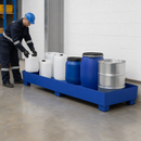 Painted Steel Spill Tray for 2700mm Shelving, 810L Containment, 3000kg Load Capacity, for Hazardous Material Storage