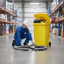 Professional Heavy Duty Wheelie Bin Spill Kit - 250 Litre Capacity for Non-Hazardous Liquid Spills | BS 7959 | UK