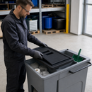 Sturdy Lid for Storage and Disposal Trolley, 621mm x 450mm x 50mm, for Safe Storage