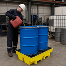 Low Profile 2 Drum Spill Pallet for Safe Liquid Storage