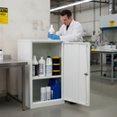Acid & Alkali Cabinet 22kg 457mm x 457mm x 762mm for Chemical Storage