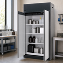Fire-Rated Air Recirculating Hazmat Cabinet with 3 Shelves, 90 Minute Fire Resistance, Sheet Steel, for Safe Hazardous Material Storage