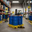 Premium Low Profile 4 Drum Spill Pallet for Safe Liquid Storage with High Chemical Resistance | COSHH | UK