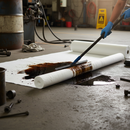 Premium Heavyweight Oil Roll 76cm x 46m - Hydrophobic, High Absorbency for Selective Oil Absorption | BS 7959 | UK
