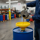 Premium Universal Poly Drum Funnel with Wide Mouth and Scallop Design for Efficient Liquid Transfer | Polyethylene | UK