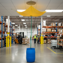 Premium Roof Drip Diverter 15' x 15' with Heavy-Duty Vinyl-Coated Fabric for Effective Leak Management | COSHH | UK